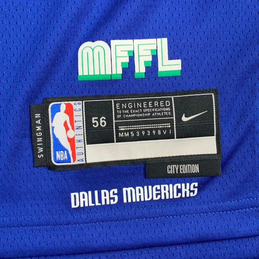 Luka Doncic Nike Jersey Men 2XL 56 Swingman City Edition Dallas Mavericks